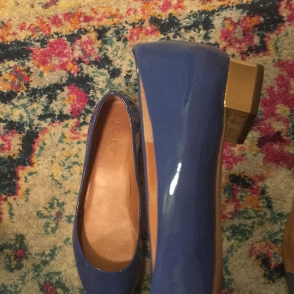 J Crew blue flats size 8 - Picture 3 of 4